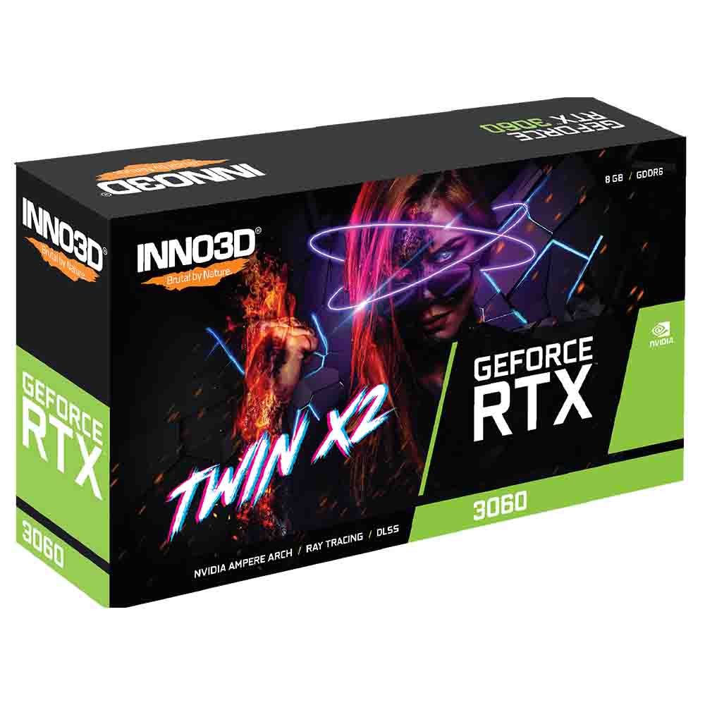 Graphics Card (8GB) INNO3D GeForce RTX 3060 TWIN X2