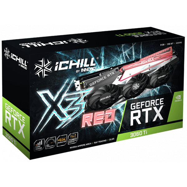 Graphics Card?(8GB) INNO3D GeForce RTX 3060Ti ICHILL X3 RED LHR