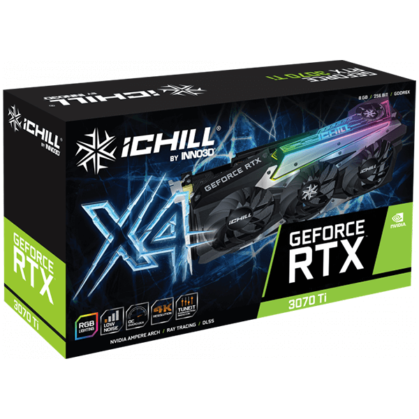 Graphics Card (8GB) INNO3D GeForce RTX 3070 ICHILL X4