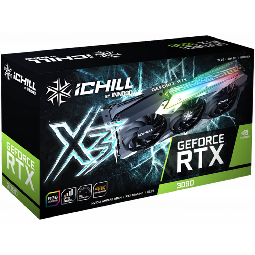 Graphics Card (24GB) INNO3D GeForce RTX 3090 ICHILL X3