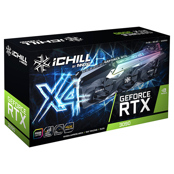 Graphics Card (24GB) INNO3D GeForce RTX 3090 iCHILL X4
