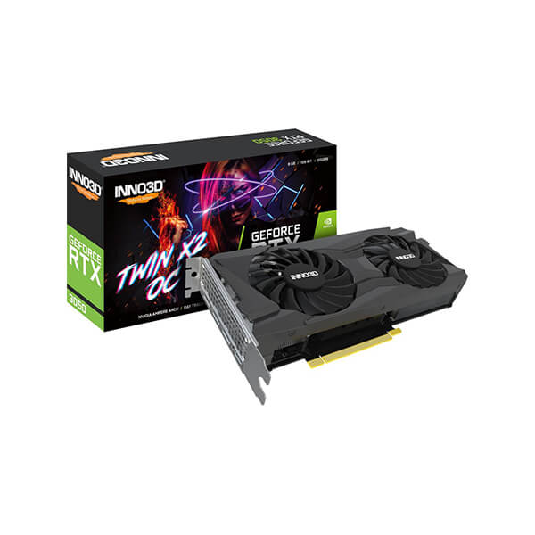 Graphics Card (8GB) INNO3D GeForce RTX 3050 TWIN X2 OC