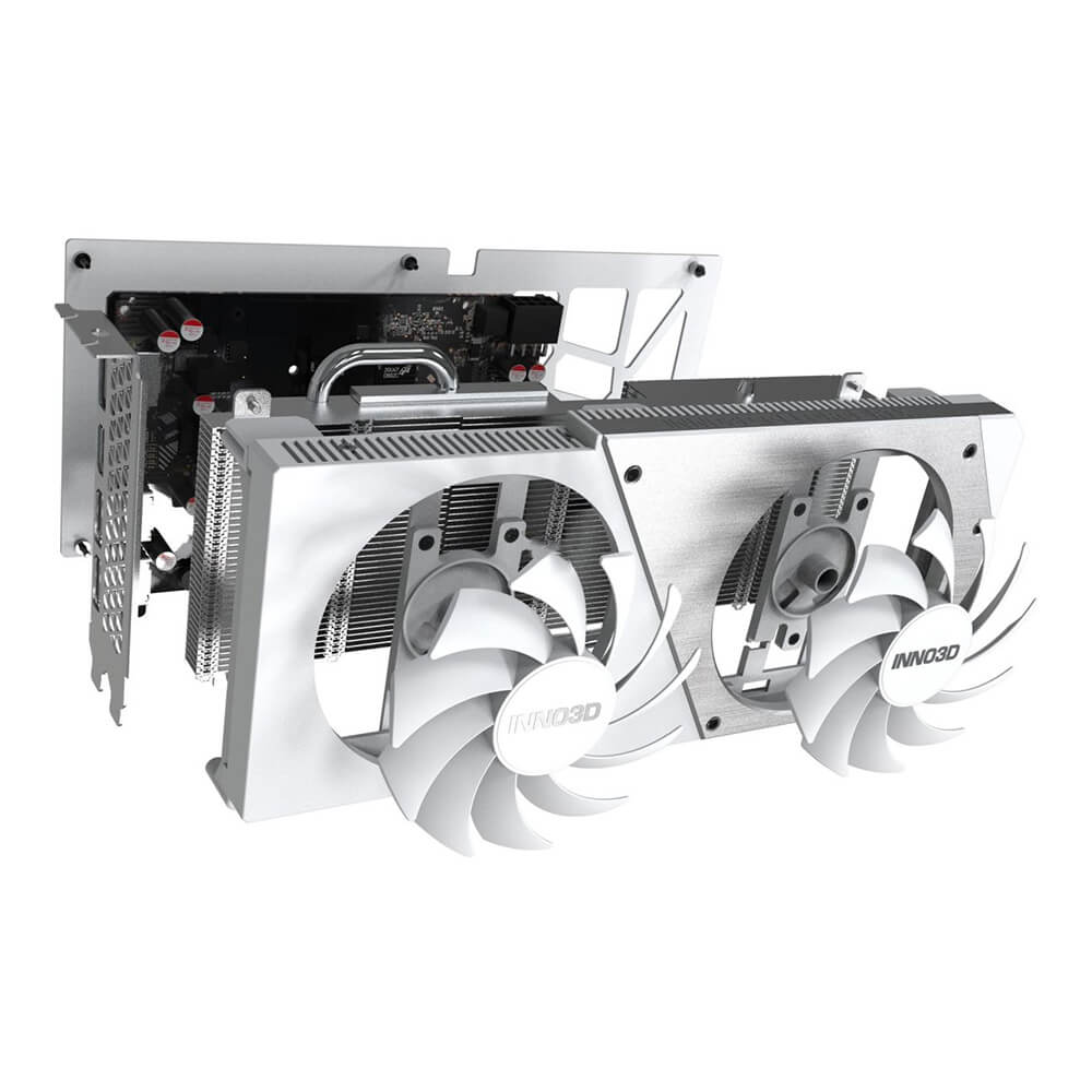 Graphics Card (8GB) INNO3D GeForce RTX 4060 TWIN X2 OC White