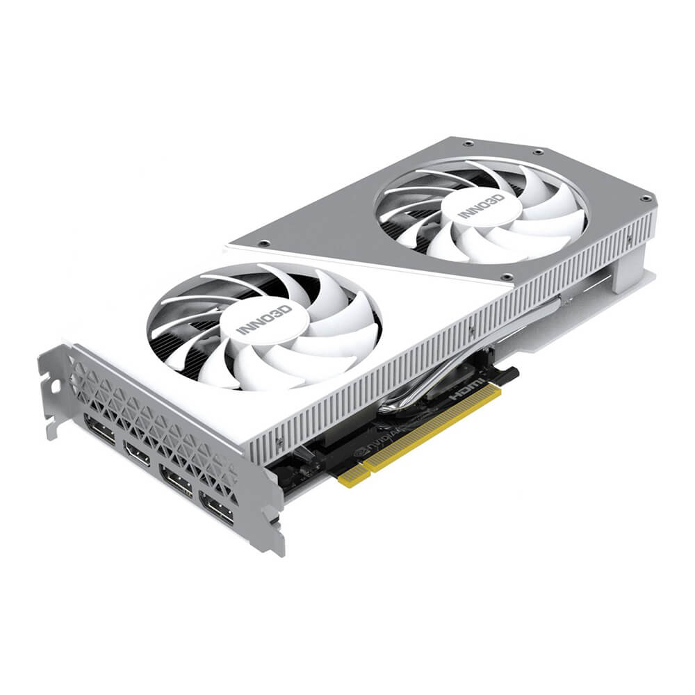 Graphics Card (8GB) INNO3D GeForce RTX 4060 TWIN X2 OC White