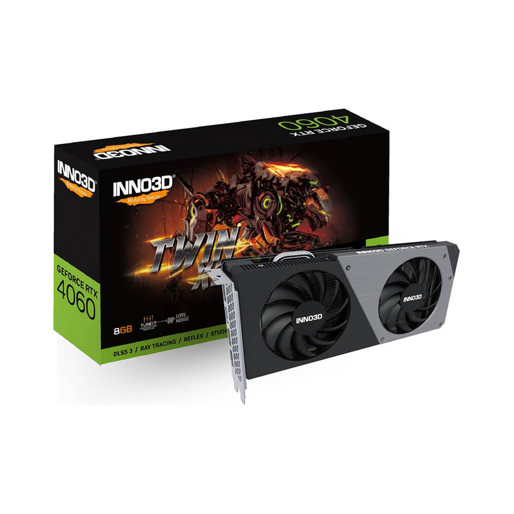 Graphics Card (8GB) INNO3D GeForce RTX 4060 TWIN X2
