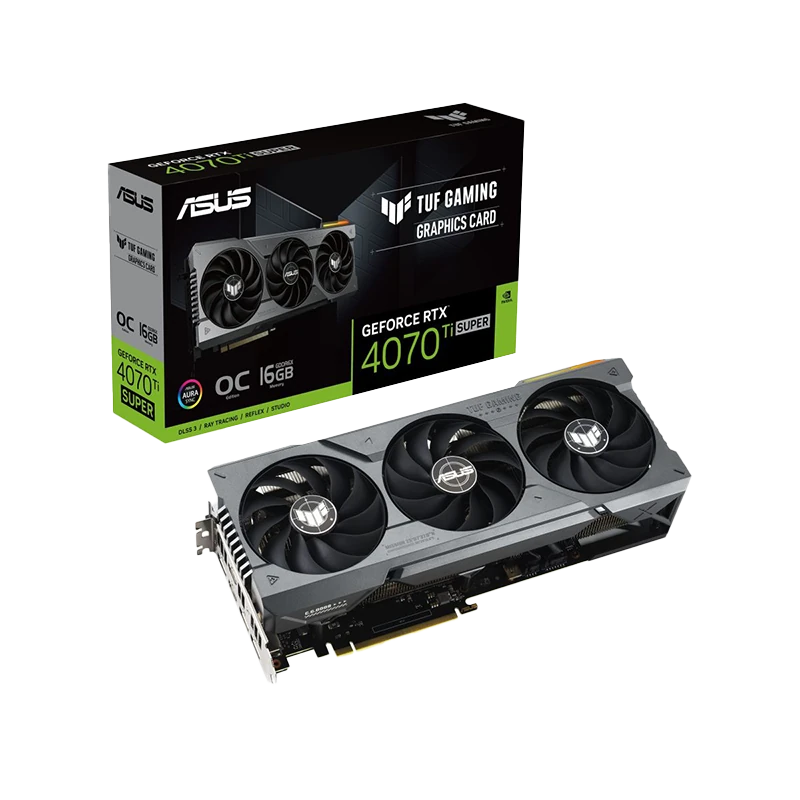 Graphics Card  ASUS TUF Gaming GeForce RTX 4070 Ti SUPER OC 16GB