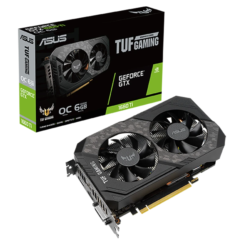 Graphics Card ASUS TUF Gaming GeForce GTX 1660 TI OC 6GB