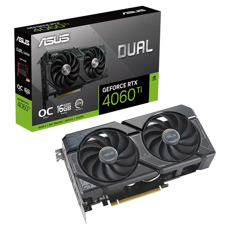 Graphics Card ASUS GeForce RTX 4060 Ti OC Edition Dual 16GB