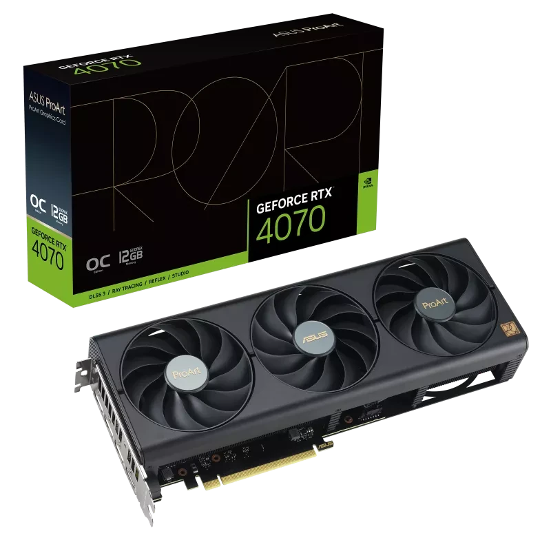 Graphics Card ASUS ProArt GeForce RTX 4070 OC Edition (12GB)