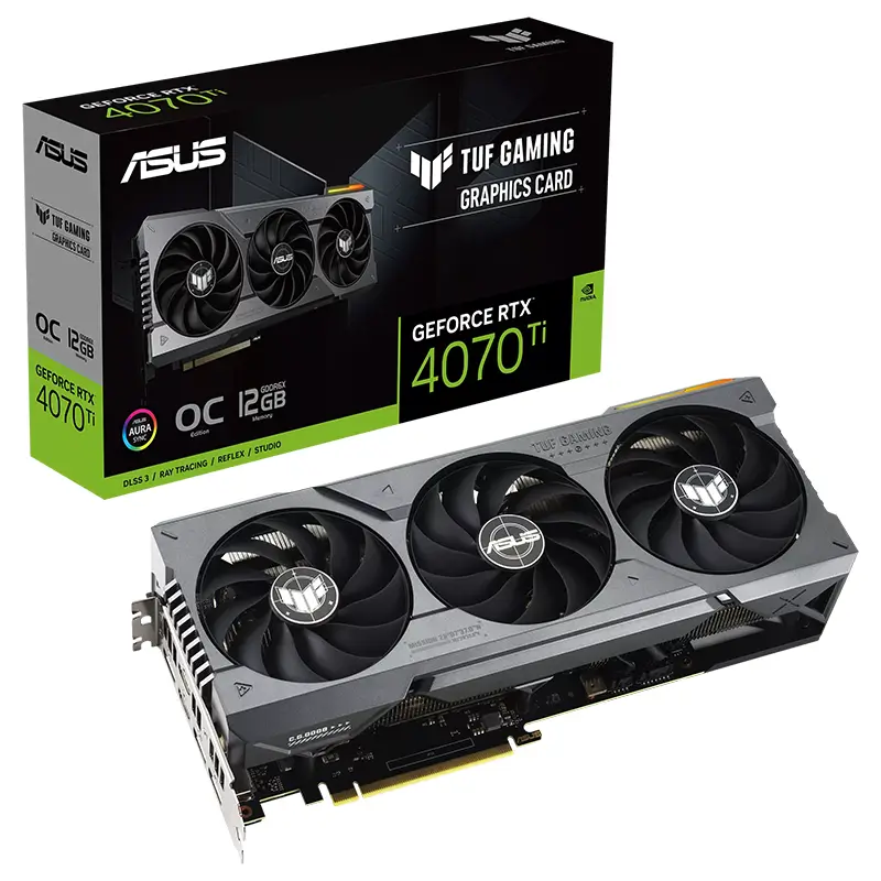 Graphics Card ASUS TUF Gaming GeForce RTX 4070 Ti OC 12GB