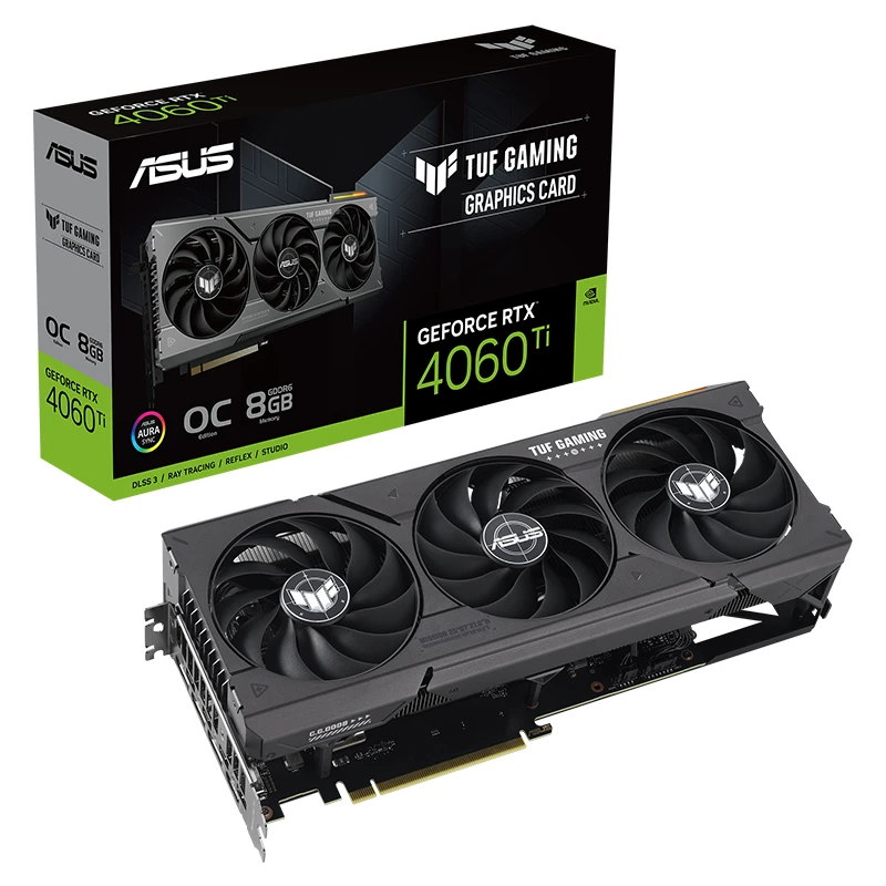 Graphics Card ASUS TUF Gaming GeForce RTX 4060 Ti OC Edition 8GB