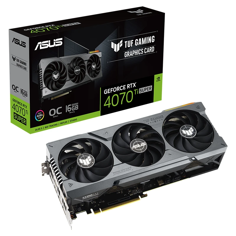 Graphics Card ASUS TUF Gaming GeForce RTX 4070 Ti SUPER OC 16GB