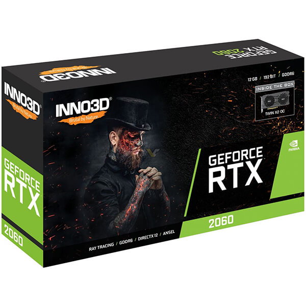 Graphics Card (12GB) INNO3D GeForce RTX 2060 Twin X2 OC